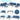 AECOJOY Aluminum Patio Furniture Set, 7 Pieces Outdoor Sectional Sofa Set, Blue