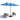 AECOJOY blue patio umbrella