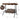AECOJOY 3-Seat Proch Swing Chair with Canopy, Brown