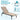 AECOJOY outdoor chaise lounge chairs with wheels