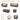 AECOJOY 7 PCS Patio Dining Set Dimensions