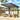 AECOJOY 10' x 8' Gazebo Outdoor Pergola for Patio, 8x10 Freestanding Lean to Hard Top Grill Gazebo