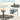 AECOJOY Metal Patio Table and Chairs Set for 4