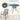 AECOJOY 5 Piece Patio Table and Chair Set for 4, Outdoor Dining Set with 1.73" Umbrella Hole