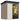 5'x3' Outdoor Storage Shed with Floor Base