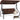 AECOJOY 3 Seats Porch Swing Chair with Adjustable Backrest & Canopy, Brown