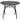 AECOJOY Metal Patio Table with 1.73" Umbrella Hole, Outdoor Round Dining Table