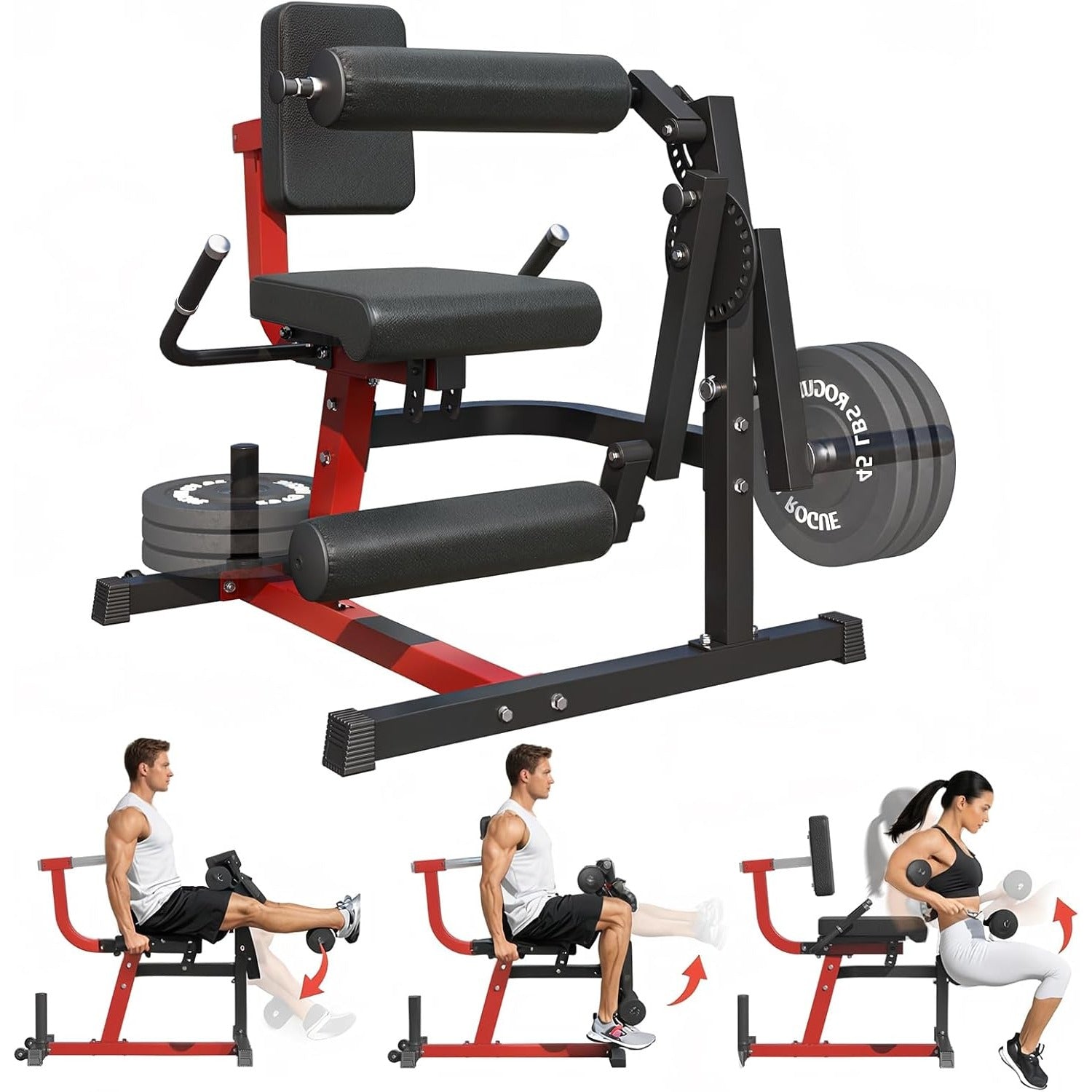Weight Benches For Home Gym GMWD Leg Extension & Curl Machine - Adjustable Plate-Loaded Home Gym Equipment Manual Pdf
