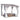 AECOJOY 10'x8' Wall Gazebo with Curtains and Mosquito Netting, White