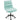 AECOJOY Criss Cross Chair with Wheels Thick Cusion, Premium Leather Green