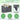 AECOJOY Outdoor Grill Table with Storage Cabinet Weatherproof, Outdoor Kitchen Island, Grill Cabinet Cart with Storage