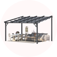 Adjustable Sun Shade Gazebo